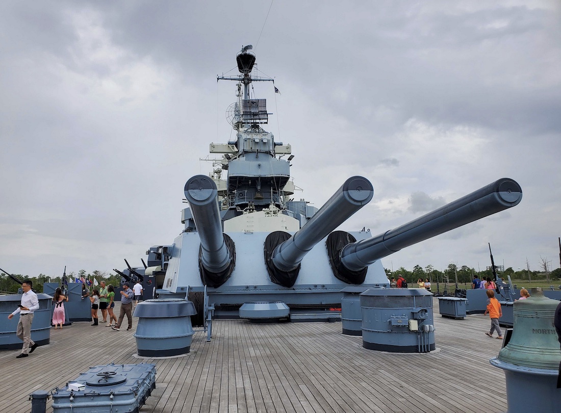 Movies return to the fantail of the Battleship