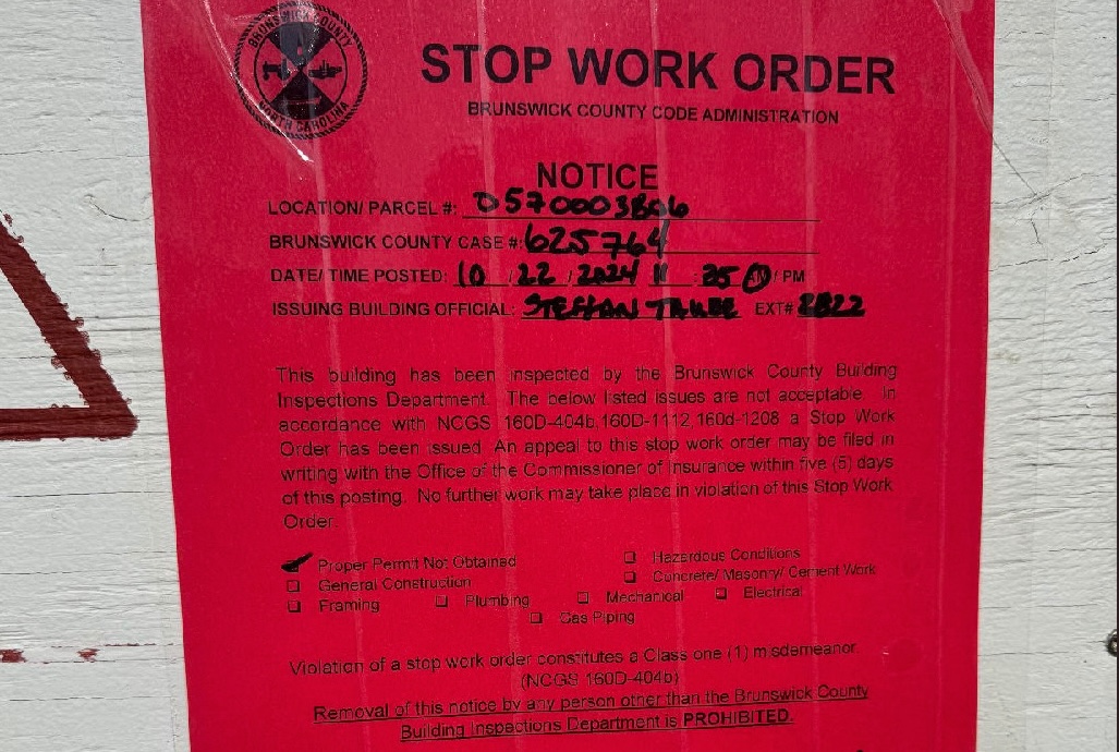 No. 3 Most Read Story of 2024: Stop-work order filed against