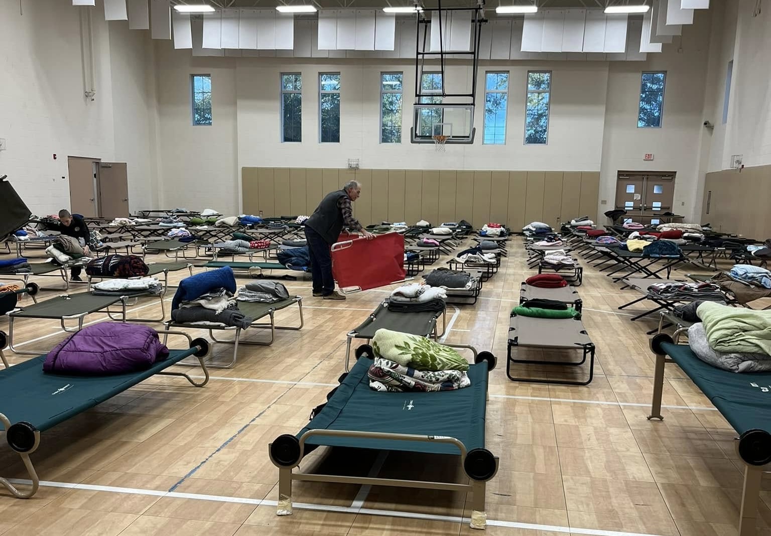 Shelters for the unhoused open this week as cold front moves