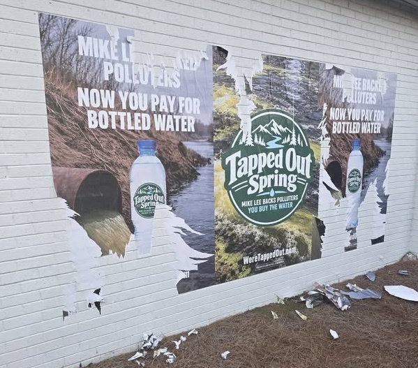 Clean Politics, Clean Water NC defends anti-Lee signs amid potential legal action Clean Politics, Clean Water NC defends anti-Lee signs amid potential legal action
